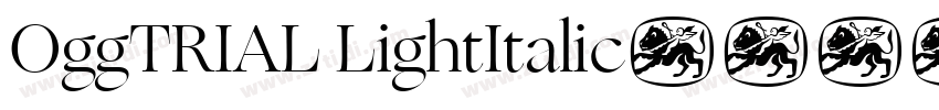 OggTRIAL LightItalic字体转换 OggTRIAL LightItalic字体转换